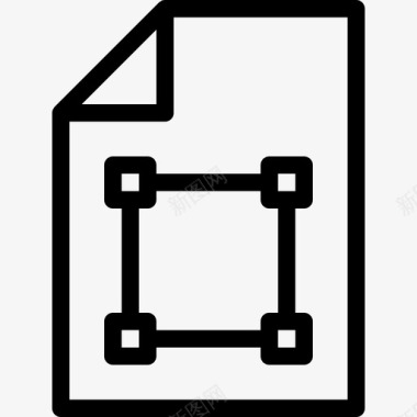 形状文件记录纸张图标图标