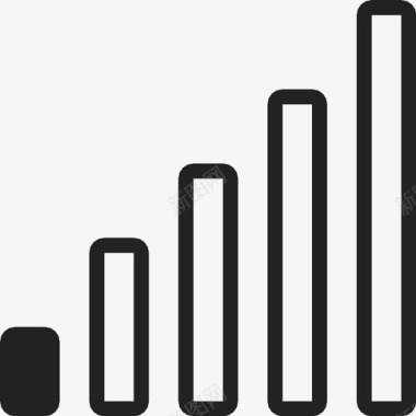 降低调整信号网络小区连接图标图标