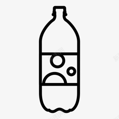 汽水瓶软饮料苏打水图标图标