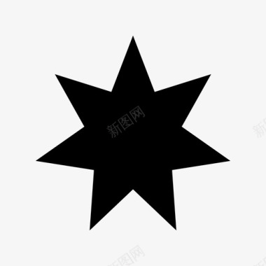 星星贴纸星星爆裂图标图标