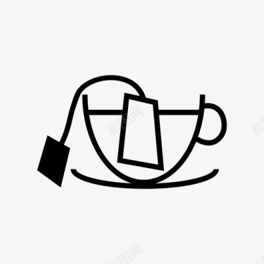 杯装茶包图标图标