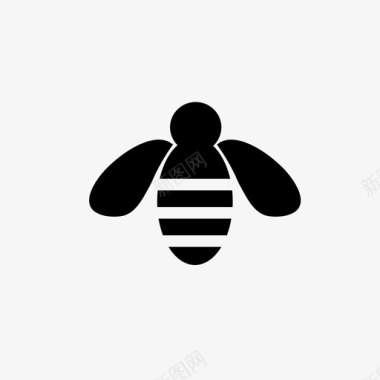 蜜蜂春天蜂王图标图标