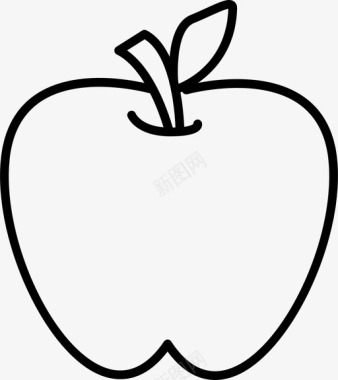 苹果苹果水果绿色图标图标