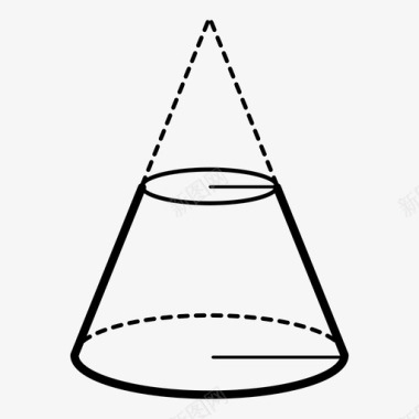 了解更多截锥形状加图标图标