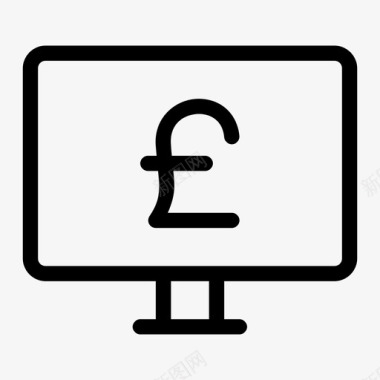 电子银行在线收益在线支付在线银行图标图标