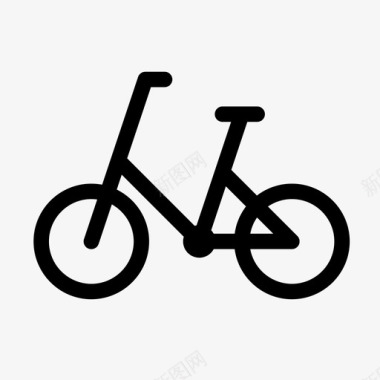 迷你自行车自行车哥本哈根图标图标