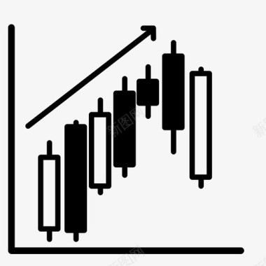 股票价格数字图标图标