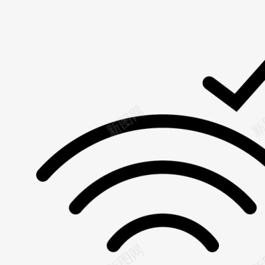 WiFi标志wifi连接图标图标