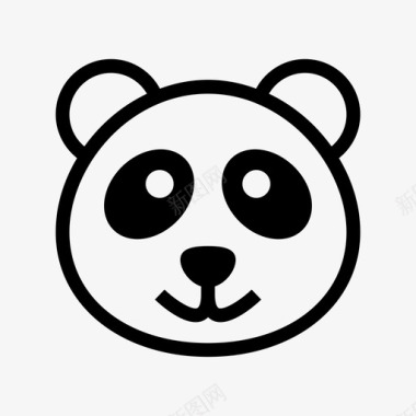 熊猫脸熊猫熊猫脸熊猫熊图标图标