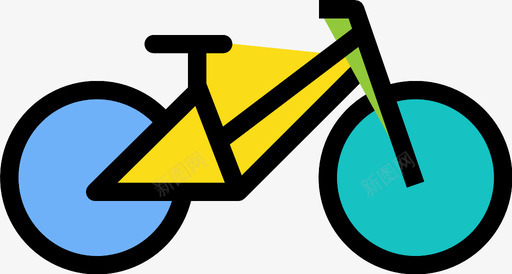 黑色背景自行车轮子健康图标图标