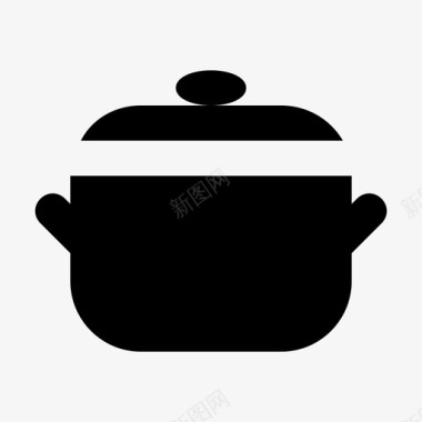 吃虫子砂锅饭厨房用具图标图标