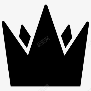 皇冠饰以珍贵装饰性头饰图标图标