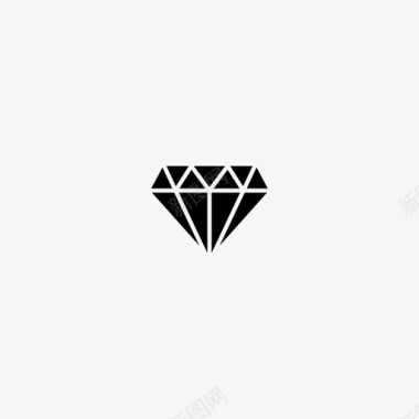钻石宝石形成图标图标