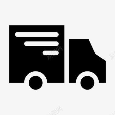 送货车卡车礼物图标图标