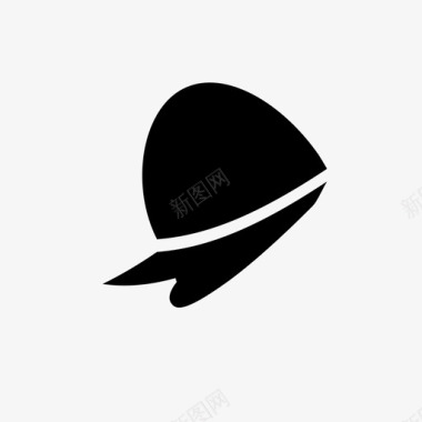 女性生殖眼影帽妩媚图标图标
