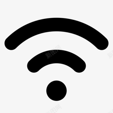 WiFi标志wifi连接热点图标图标