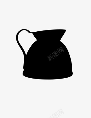 简易壶咖啡茶图标图标