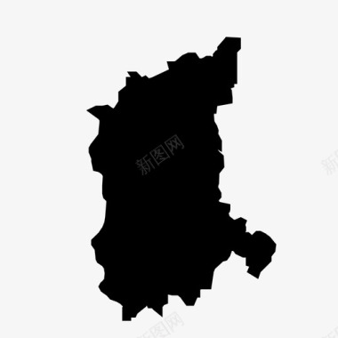 黑五素材国家地理州图标图标