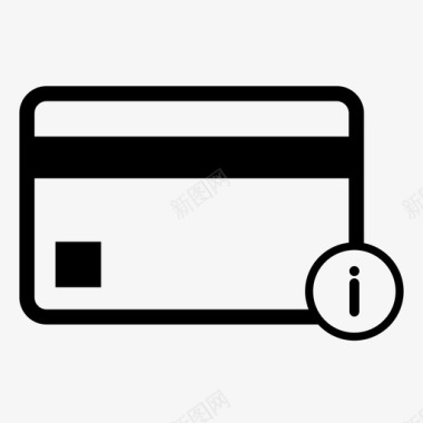 信用卡信息卡信用卡图标图标