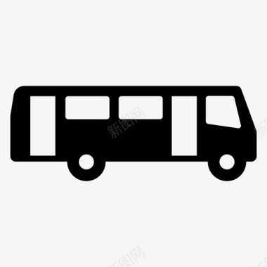 通勤巴士旅游交通图标图标