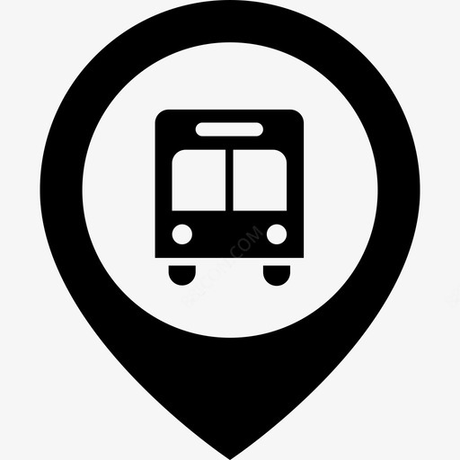 公共汽车站公共指针