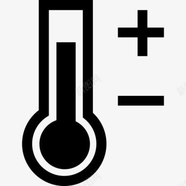 学科温度计医学科学图标图标