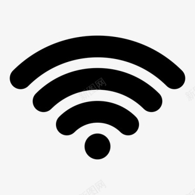 WIFI网络wifi网络脉冲图标图标