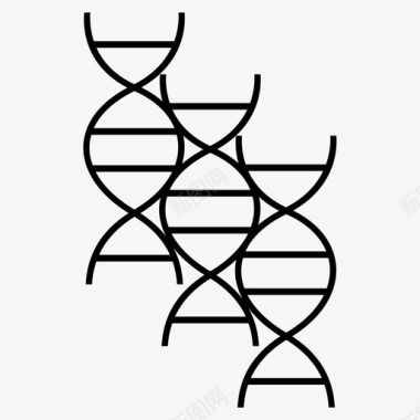 黄金送黄金dna链出售科学图标图标