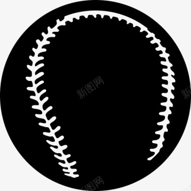 黑色棒球运动多种运动图标图标