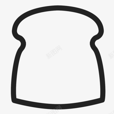 切片面包三明治花生酱图标图标