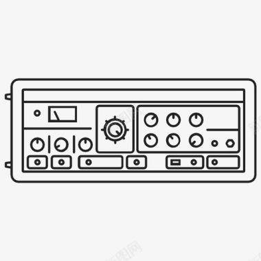 散开效果合成器终端声音图标图标