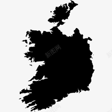 幸运转盘爱尔兰共和国英国地点图标图标