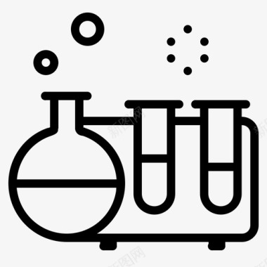 降低了第三实验室玻璃器皿化学实验图标图标