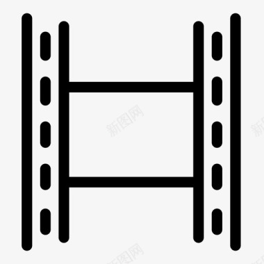 电影文件电影交通严肃图标图标
