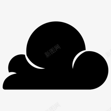 云水蒸气天空图标图标
