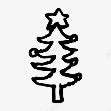 新年物品矢量图圣诞树展示件对象图标图标
