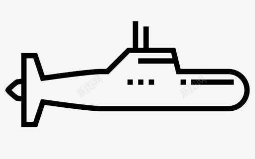 潜艇勘探军事图标图标