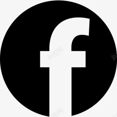 圆形锯齿圆形Facebook标志社交universalicons图标图标