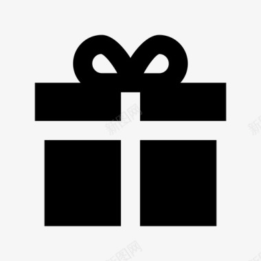 礼品展示品礼品盒图标图标