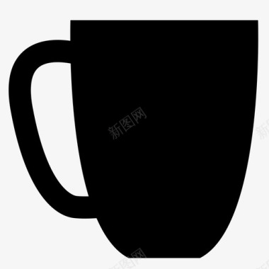 咖啡杯厨房餐具图标图标