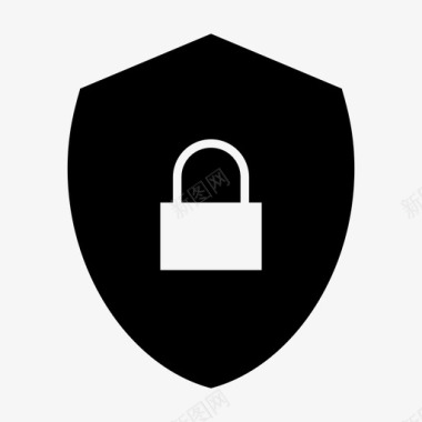 公共信息标志安全标志屏蔽锁震动安全标志图标图标