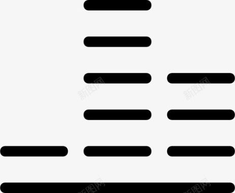 音乐频率均衡器潮汐信号图标图标