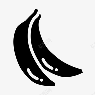 香蕉热带树图标图标