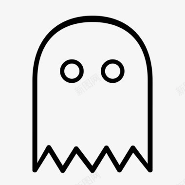 鬼魂恐怖幽灵图标图标