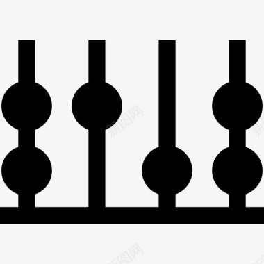 算盘矢量图货币算盘工具工具和器具钱包1图标图标