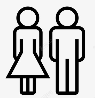 男人和女人妻子人图标图标