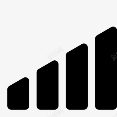 用户分析信号浪涌脉冲图标图标