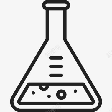 烧杯锥形烧瓶科学结果图标图标