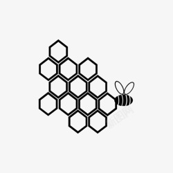 简单的蜂巢图片蜂巢1蜜蜂图标高清图片