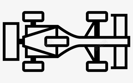 一级方程式赛车赛车手地面图标图标